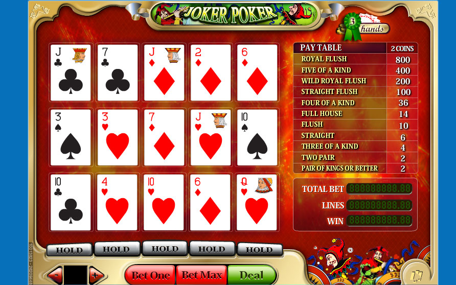 Joker Poker 3 Lines - ???????? ?????????? ???????????????? ?????????????? ?????????? ...