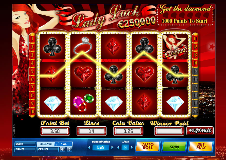 Play Lady Luck Slots Online PlayMillion Slot Machines