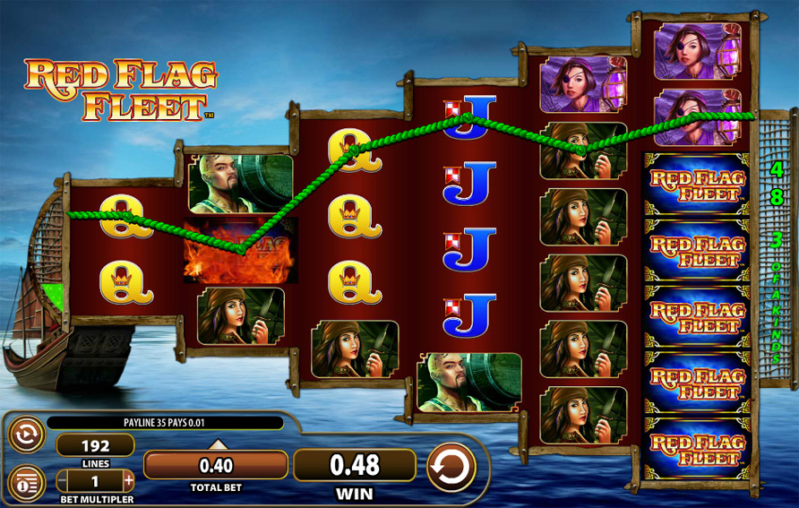 Red flag fleet slot game